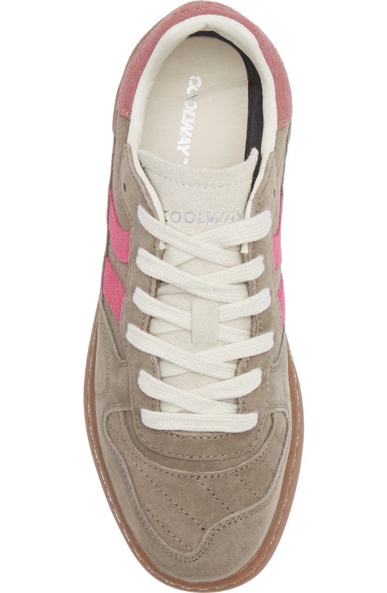 COOLWAY Goal Sneaker, Alternate, color, Brown Earth