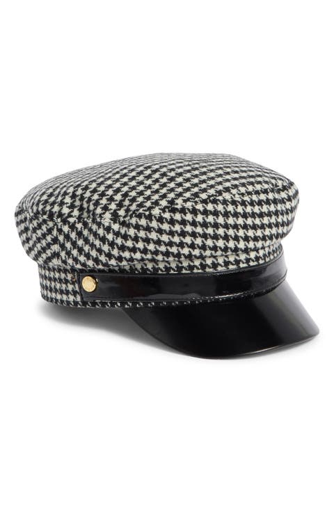 Houndstooth Skipper Cap