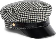 BCBG Houndstooth Skipper Cap