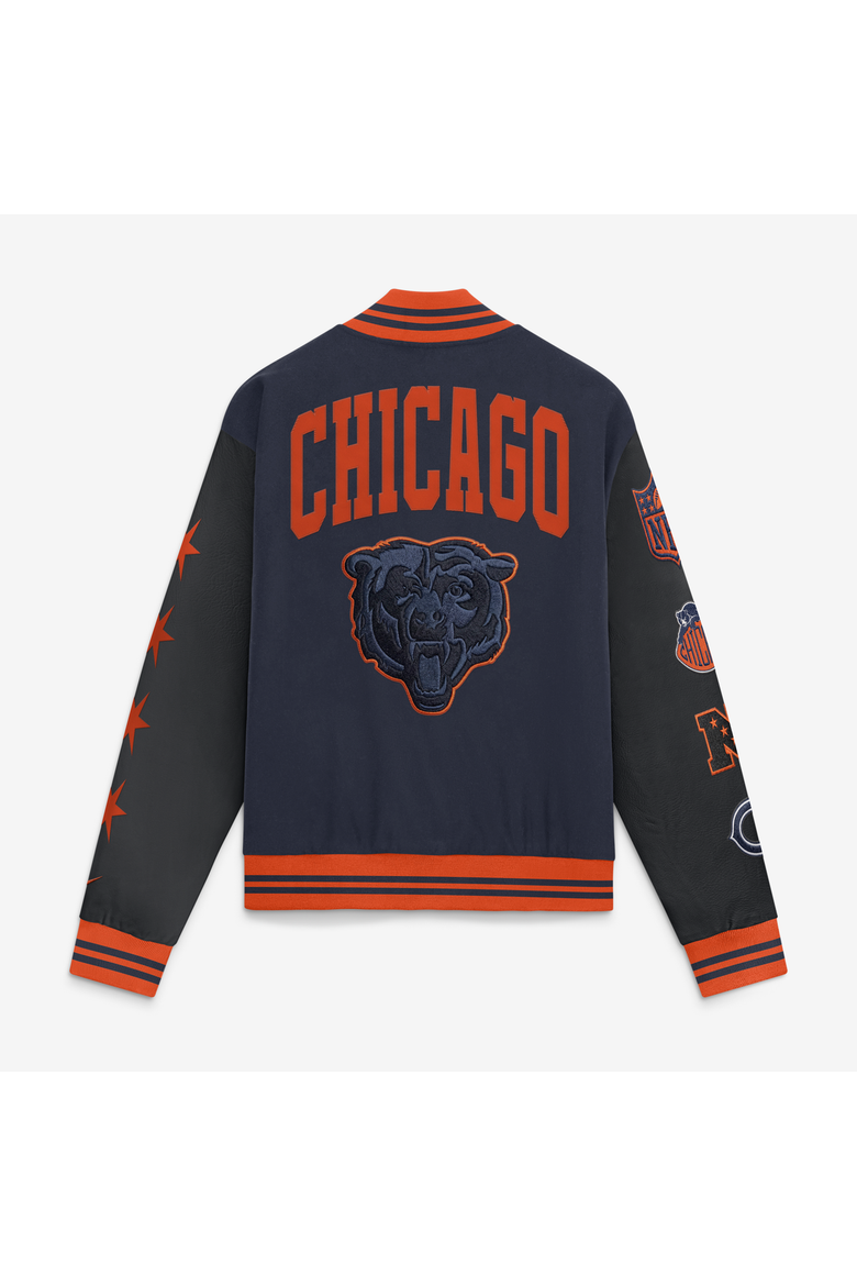 Men's Nike  Navy Chicago Bears 2026 Rivalries Collection Varsity Jacket, Alternate, color, Navy