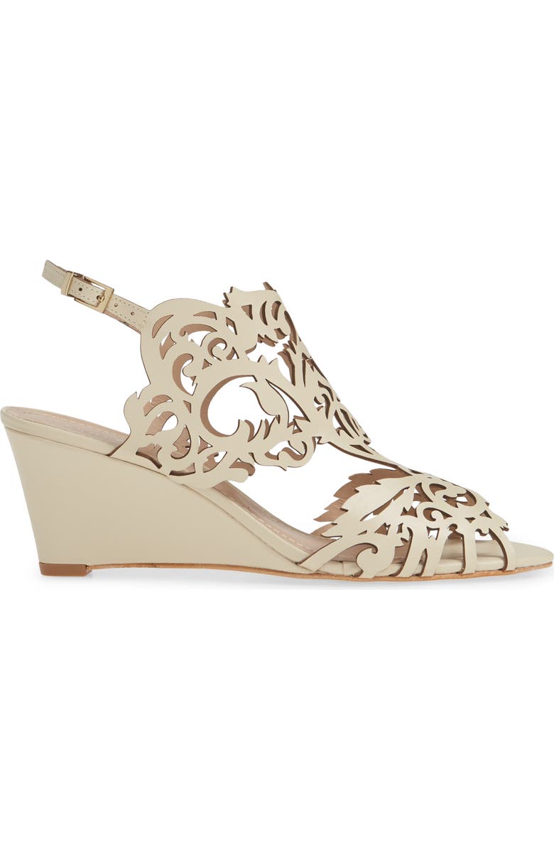 Klub Nico Marcela Laser Cutout Wedge Sandal, Alternate, color,