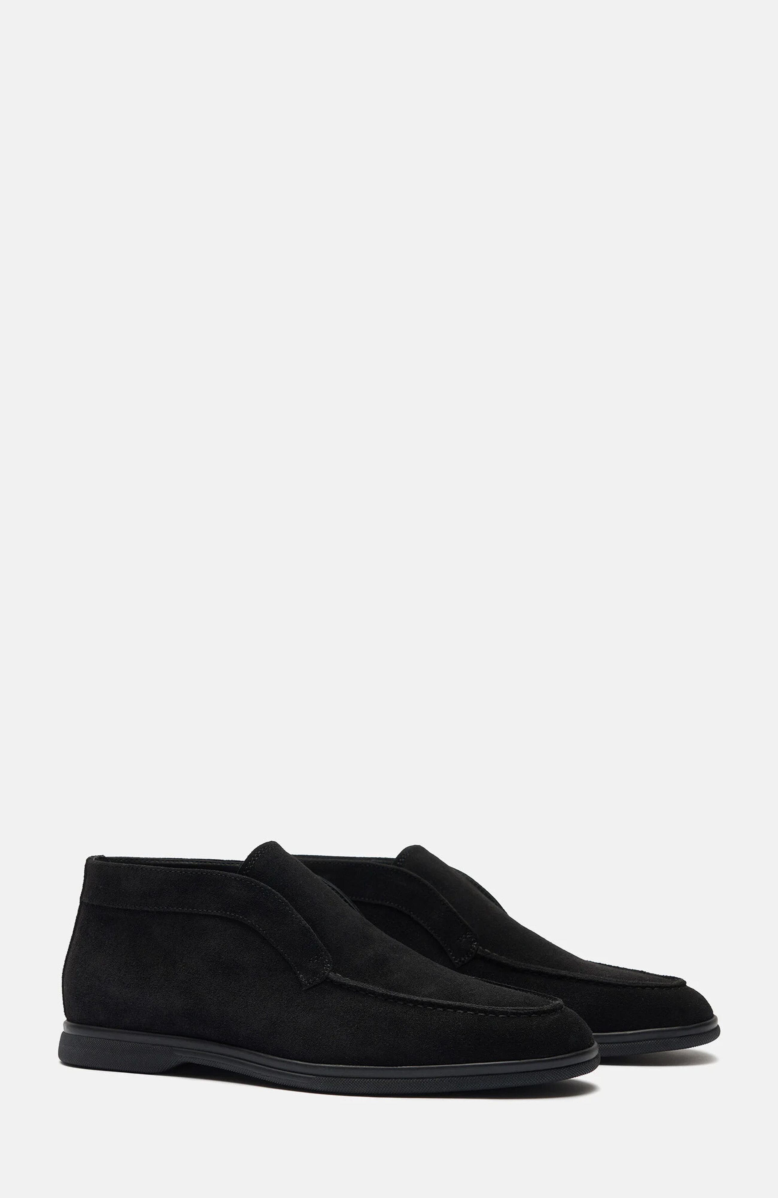 Black - Suede Leather