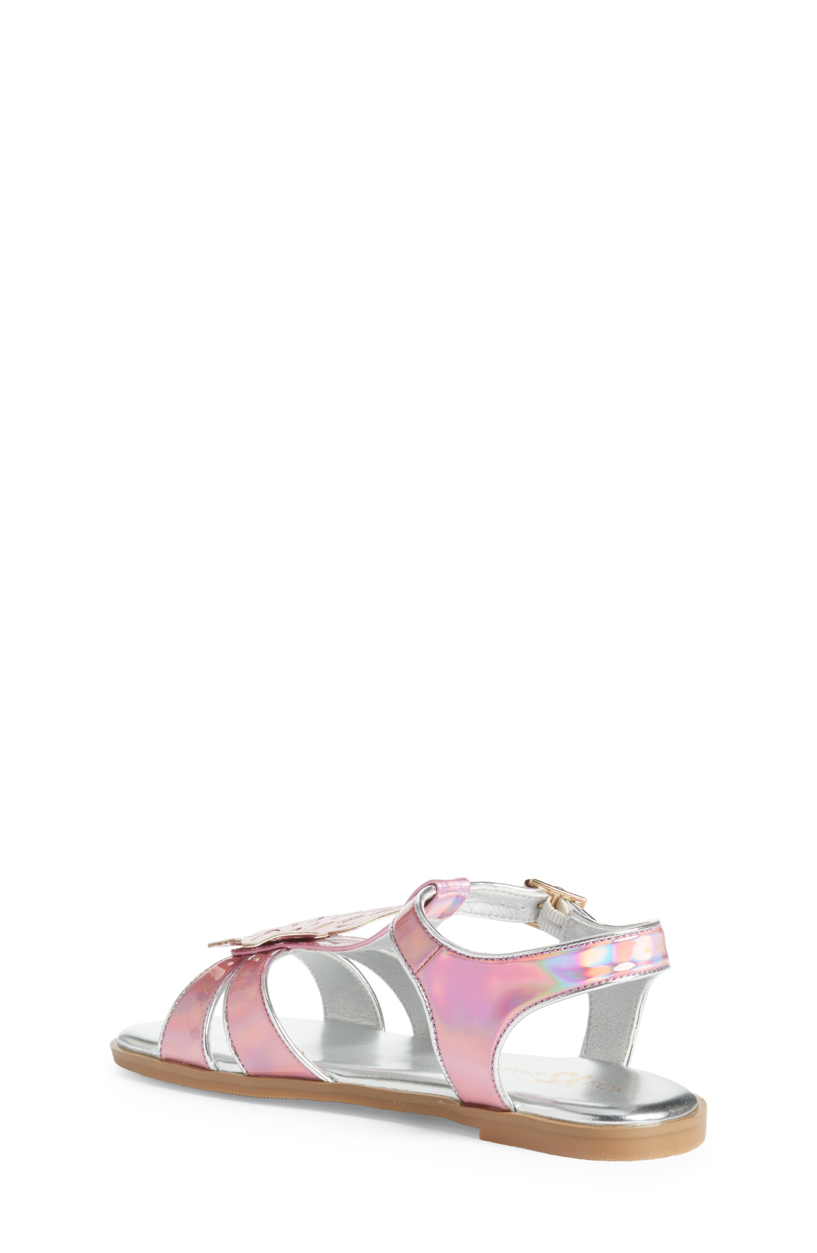 Yosi Samra Kids' Miss Butterfly Ankle Strap Sandal, Alternate, color, 