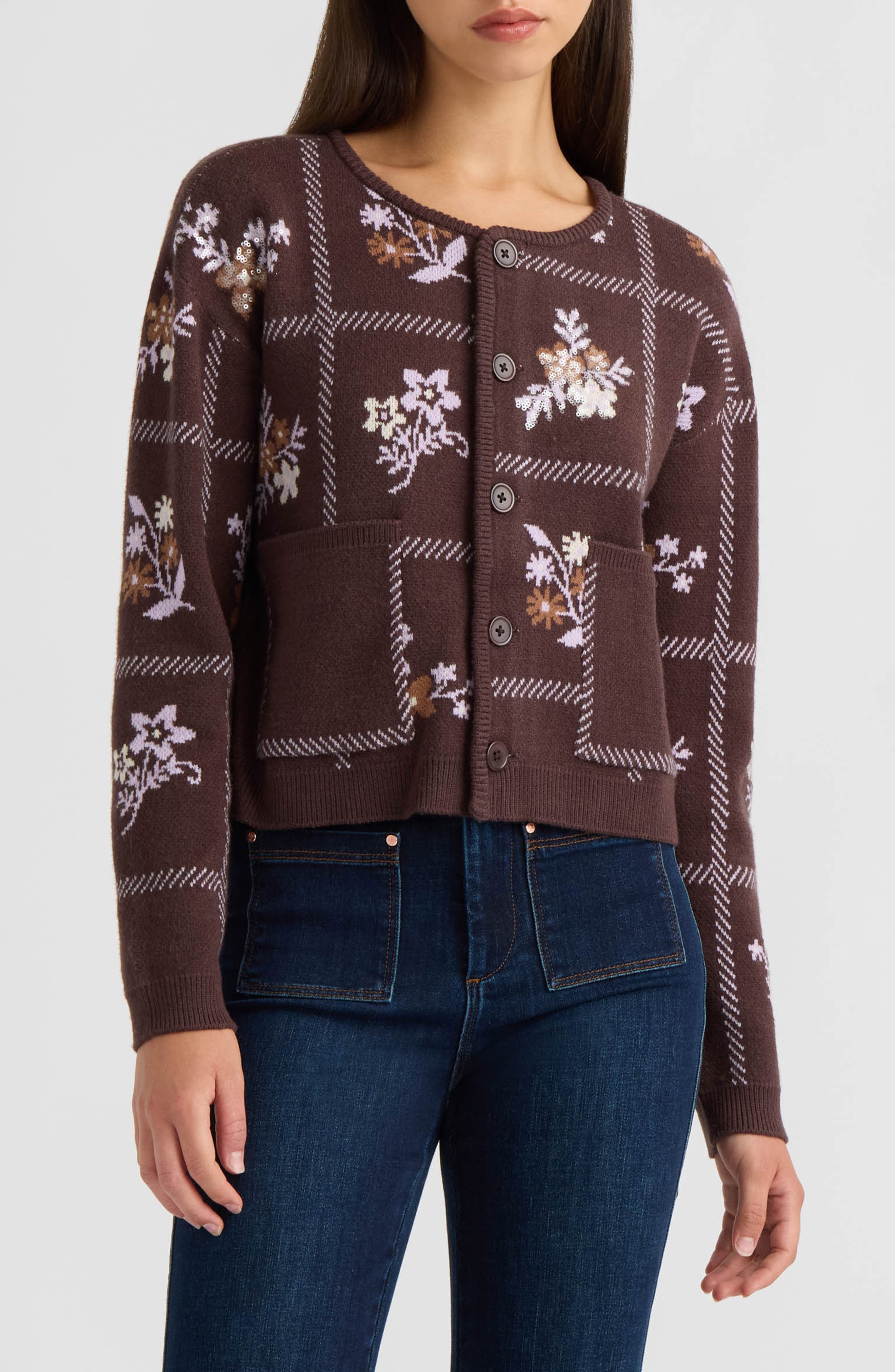 Floral Patchwork Cardigan