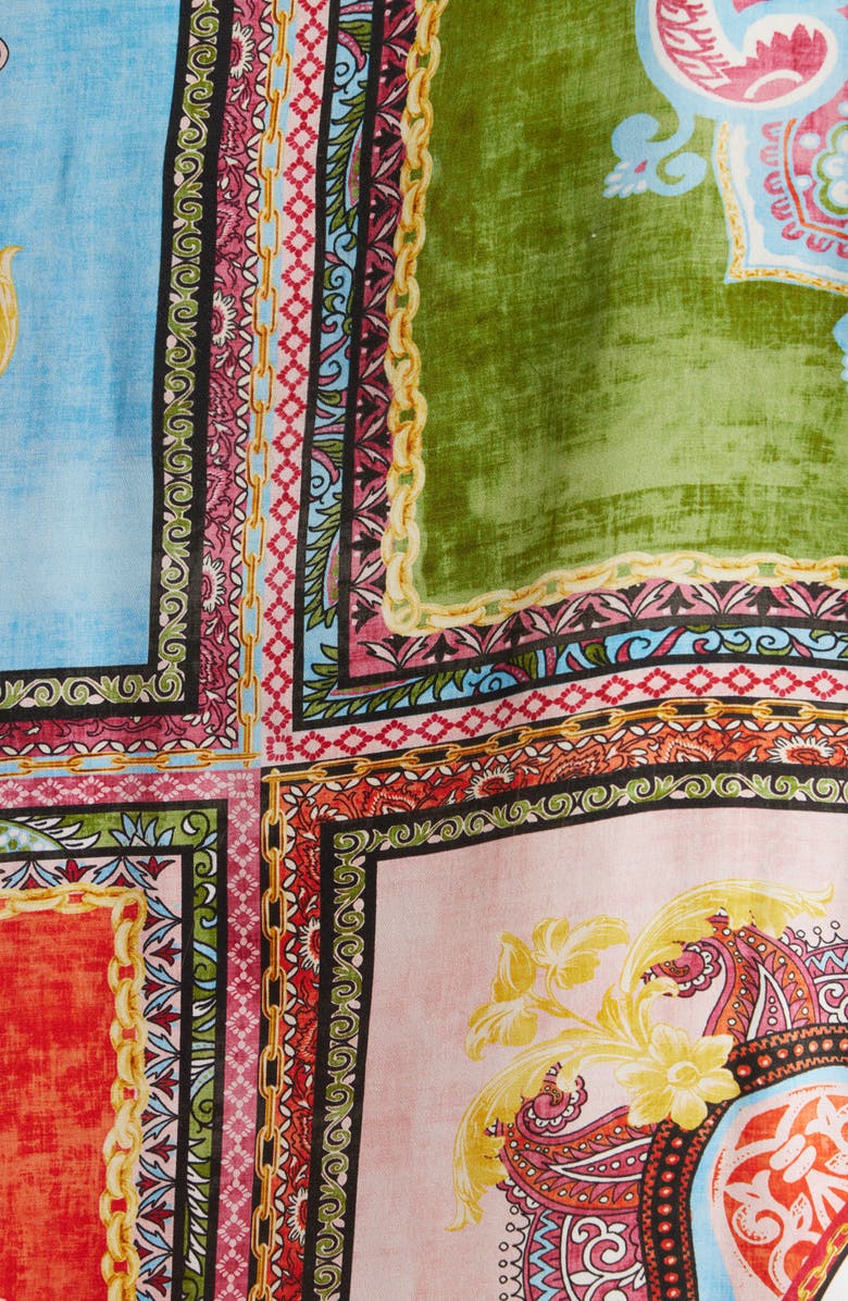 Elie Tahari Johanna Kaleidoscope Button-Up Shirt, Alternate, color, Kaleidoscope Print