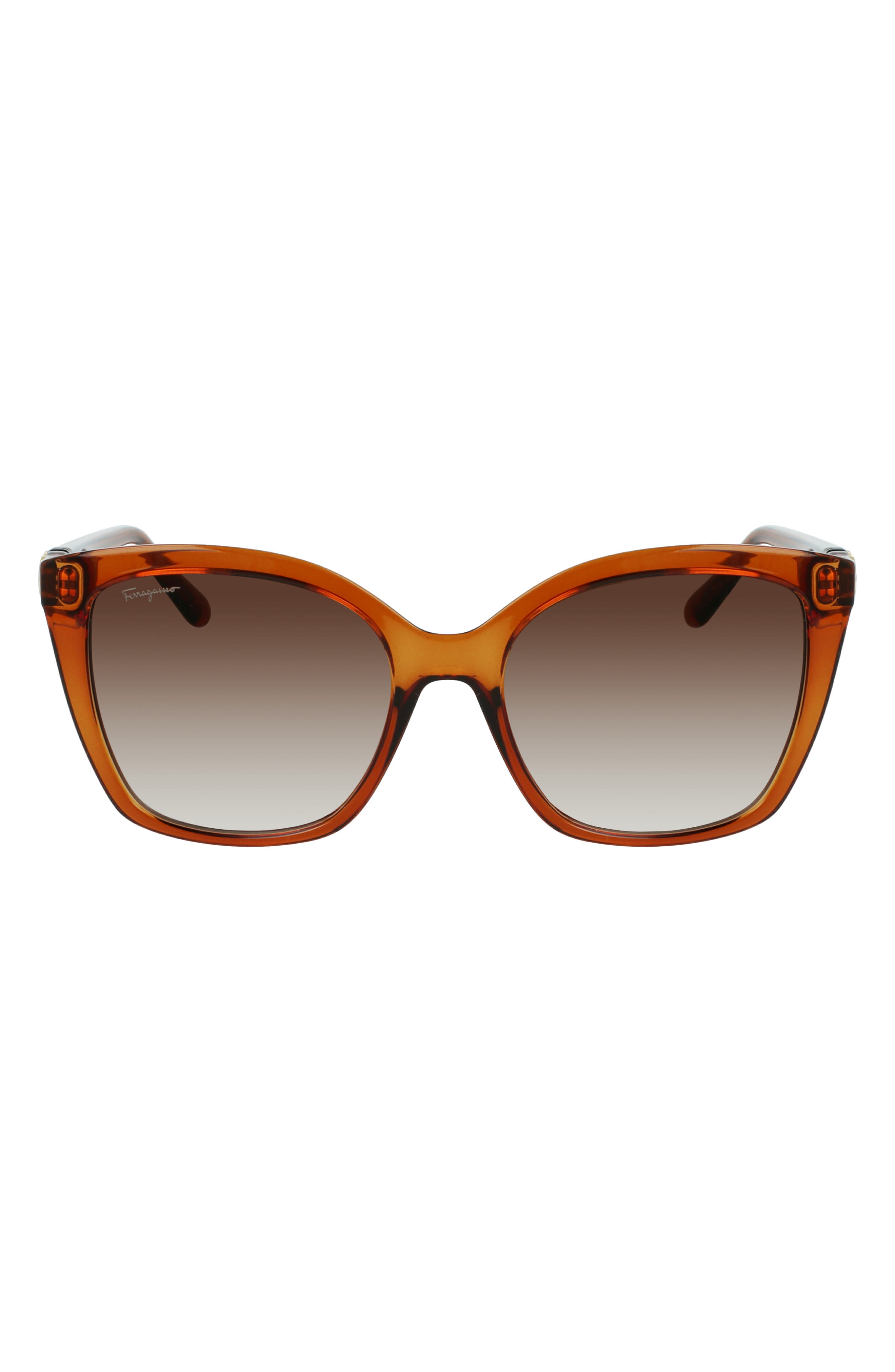 FERRAGAMO Gancini 54mm Rectangular Sunglasses