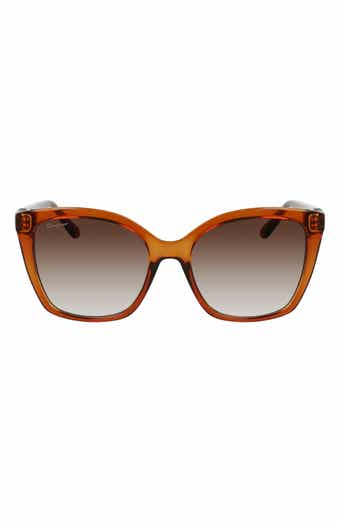 FERRAGAMO Gancini 54mm Rectangular Sunglasses