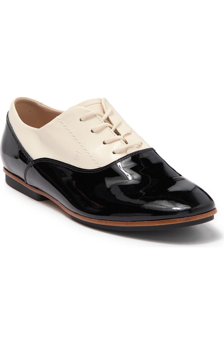 Tod's Two-Tone Leather Oxford, Main, color,