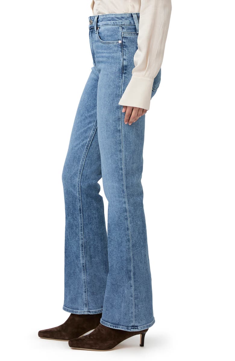 PAIGE Laurel Canyon High Waist Flare Jeans, Alternate, color, Bebop