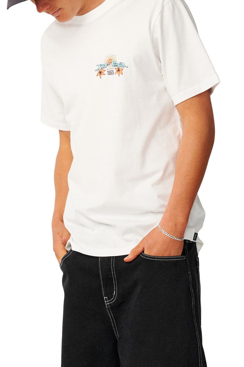 Hazed & Tubed Graphic T-Shirt, Alternate, color, BONE