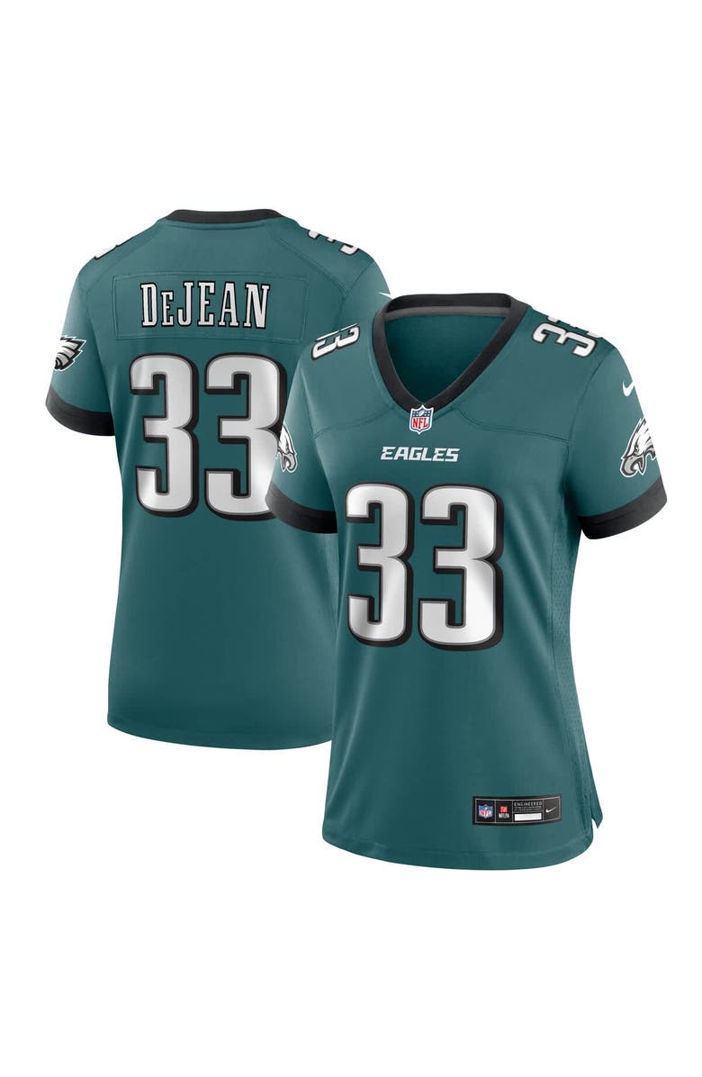 Nike Women's Nike Cooper DeJean Midnight Green Philadelphia Eagles Team Game Jersey, Alternate, color, Green