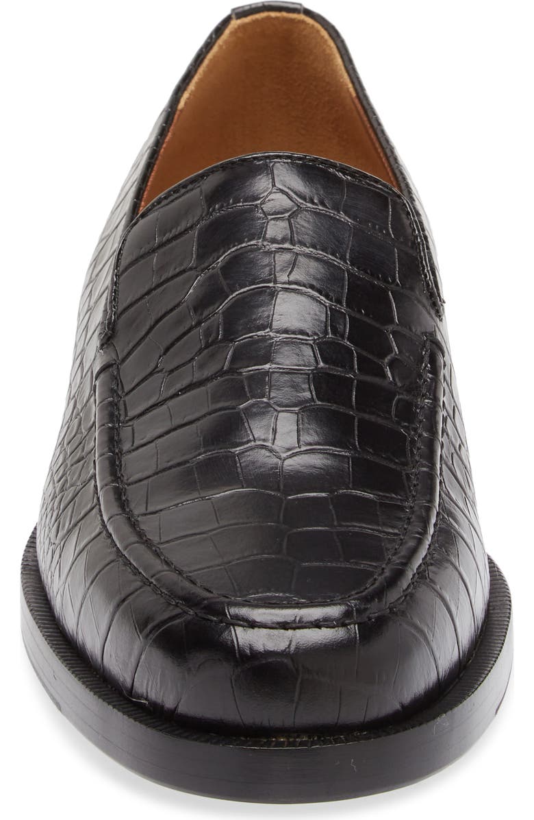 ARMANDO CABRAL Danto Croc Embossed Venetian Loafer, Alternate, color,