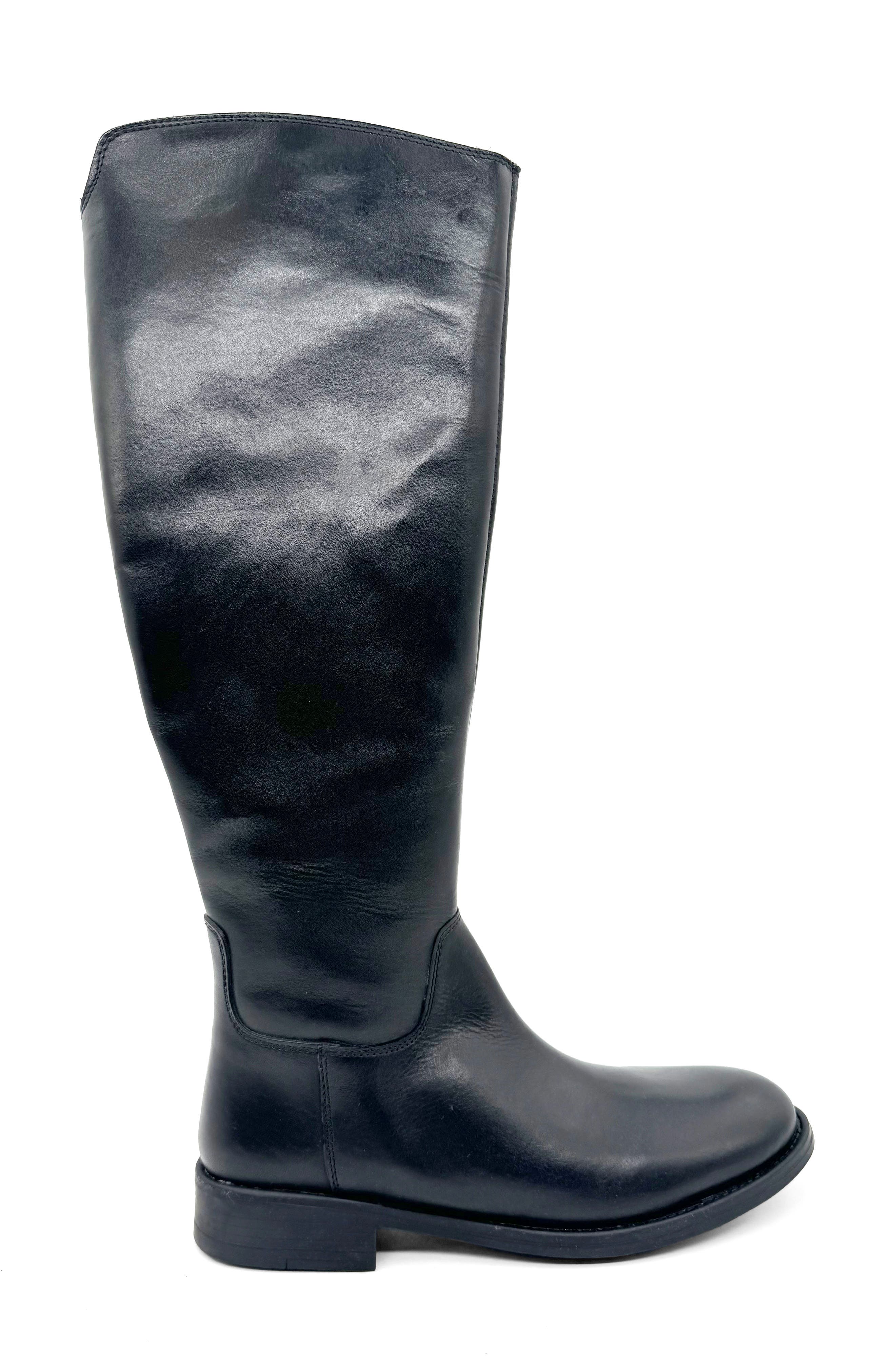 CHELSEA CREW Ramona Tall Boot, Alternate, color, Black Leather
