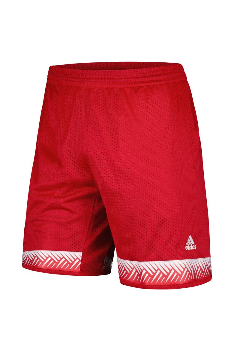 Men's adidas Scarlet Nebraska Huskers Swingman Replica Basketball Shorts, Alternate, color, Red