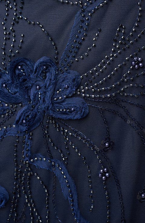 Soutache Sleeveless Gown