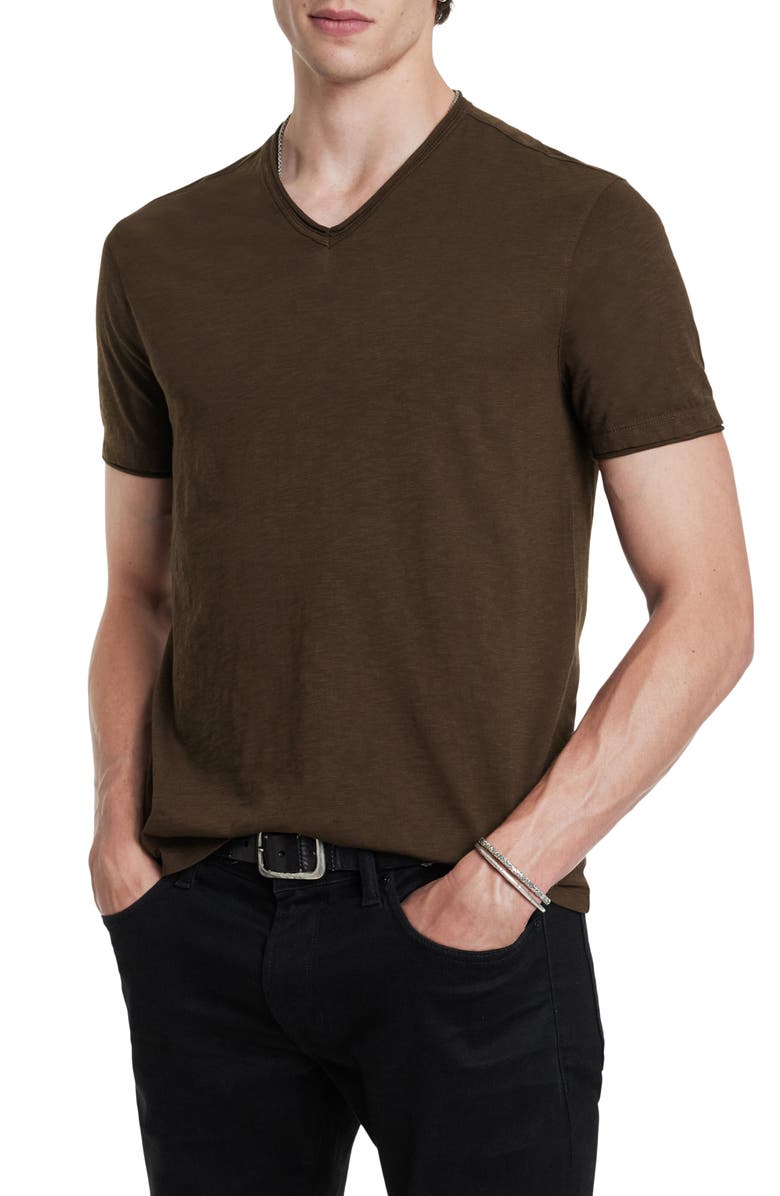 John Varvatos Miles Slub Organic Cotton T-Shirt, Main, color, 