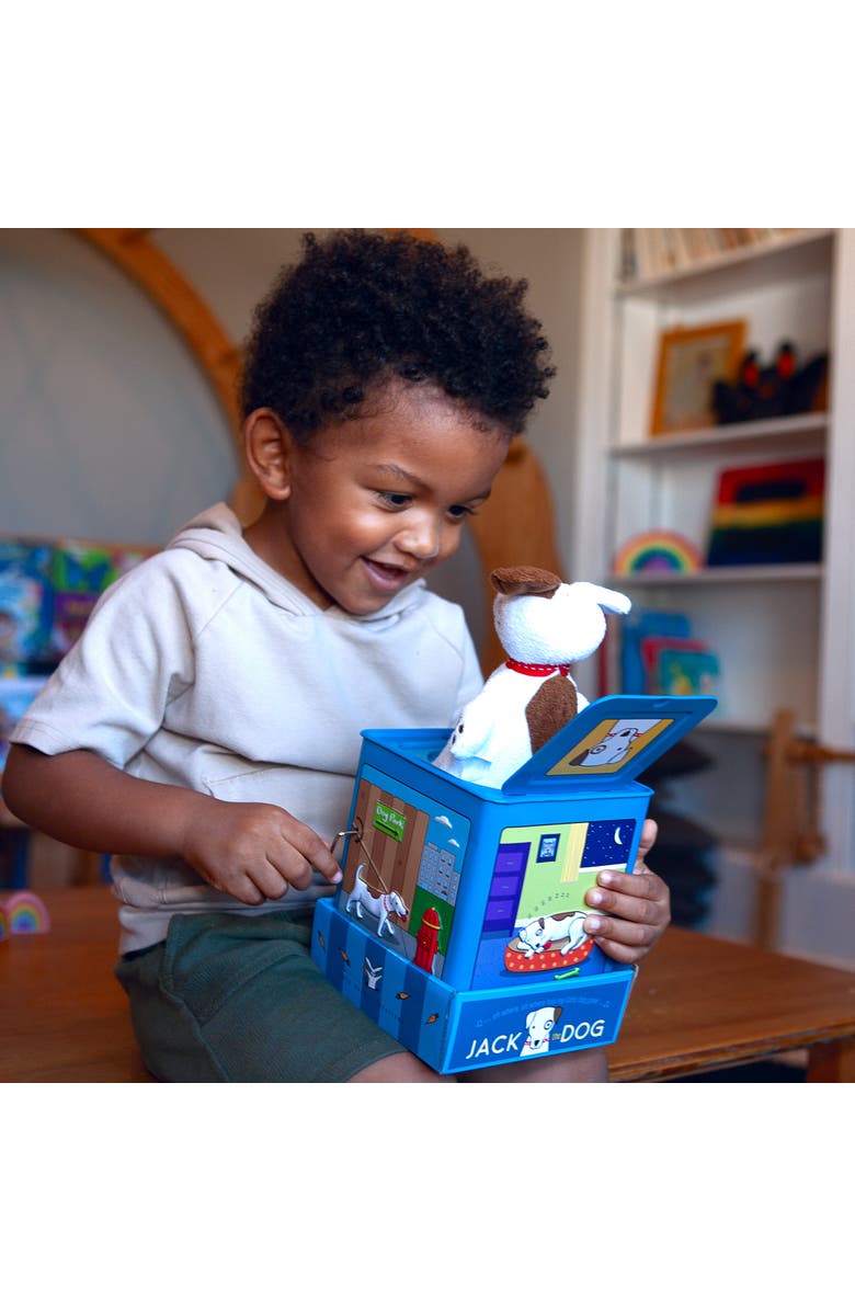 ZZDNU Jack Rabbit Creations Inc Dog Tin Jack in The Box, Alternate, color, Multicolored