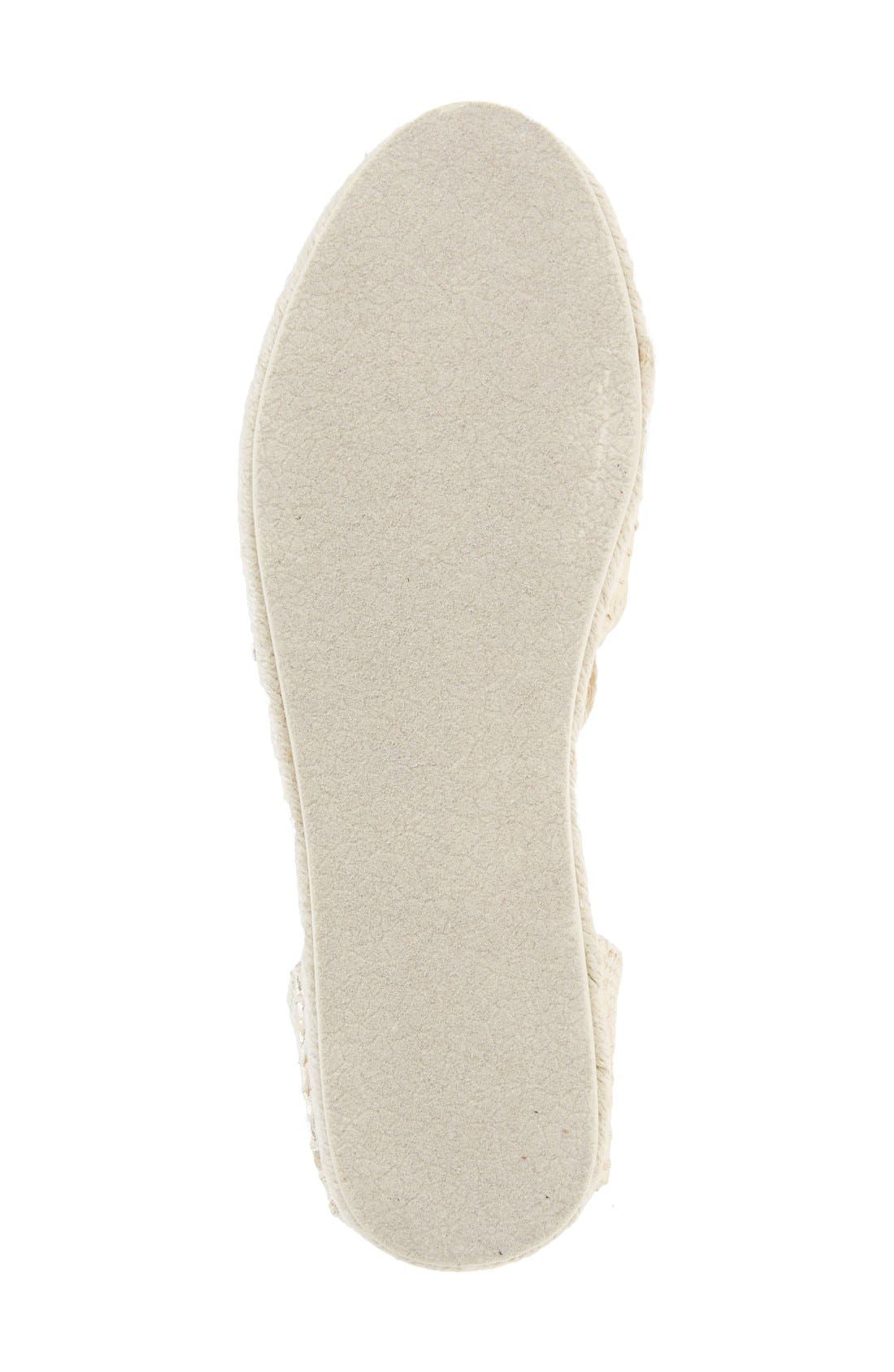 'Remmyy' Espadrille Flat, Alternate, color, GOLD SNAKE