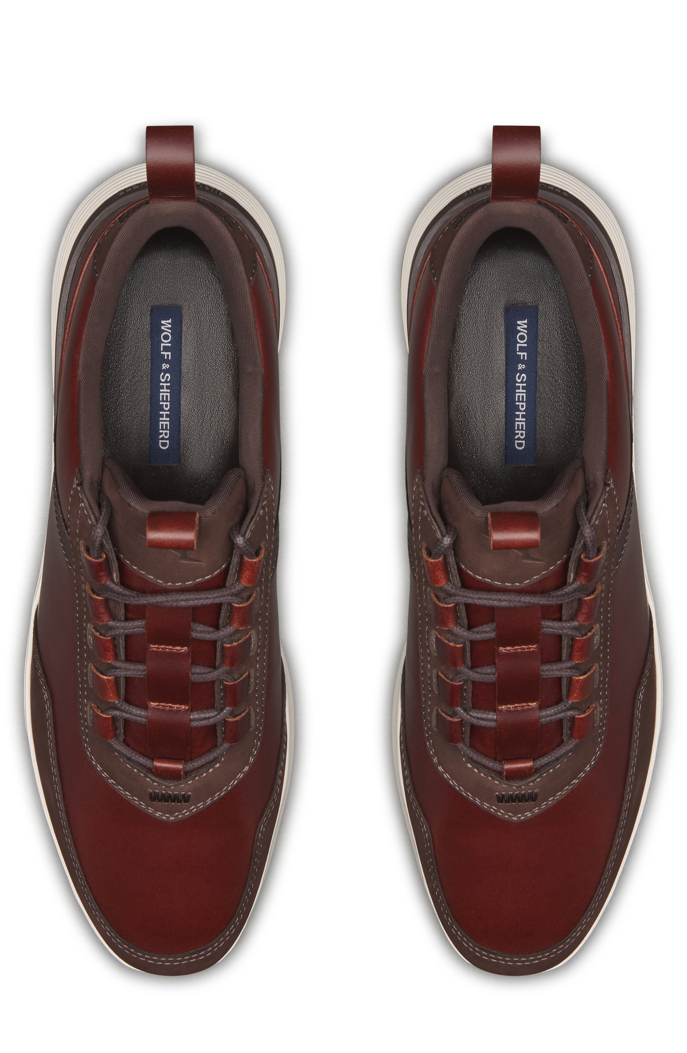 Wolf & Shepherd Crossover Victory Trainer Sneaker, Alternate, color, Maple / Off-White