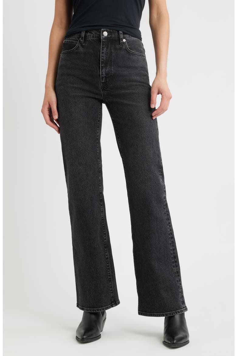 The Arrow High Waist Relaxed Bootcut Jeans, Main, color, DECO