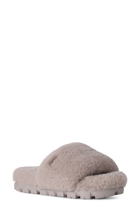 Cozetta Curly Genuine Shearling Slide Slipper