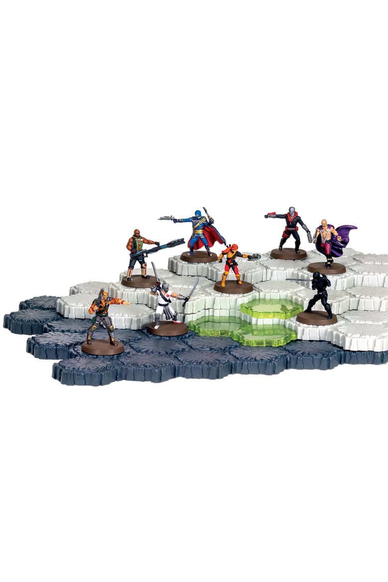 GI JOE Heroscape, Rumble at the Rift Battle Box, 8 Miniatures, Alternate, color, Multicolored