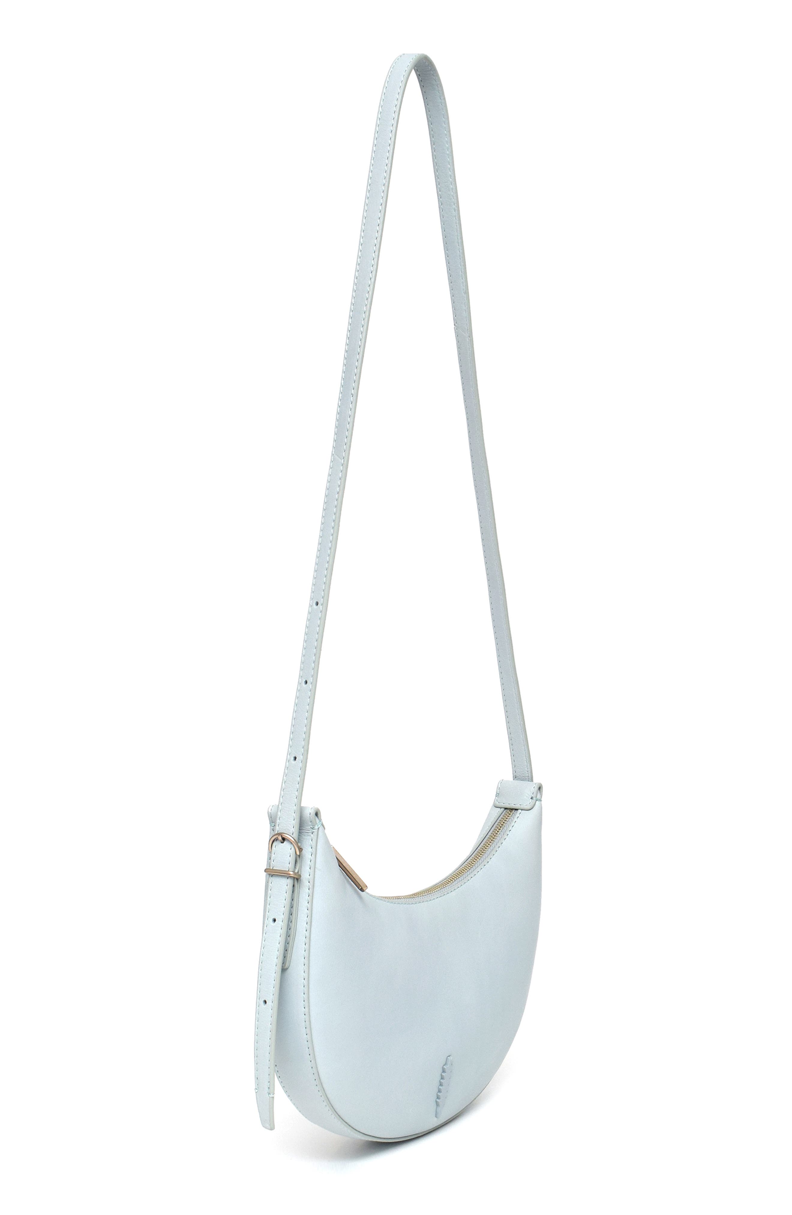 Thacker Silas Leather Crossbody Bag, Alternate, color, Dusty Blue