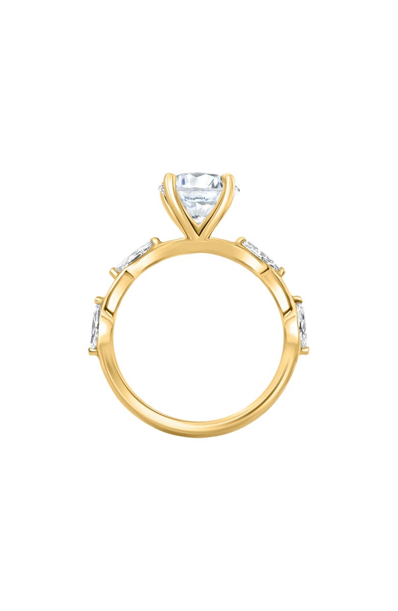 Bliss Diamond Certified 3.60Ct Oval Diamond Engagement Ring 14k Gold Lab Grown, Alternate, color, 