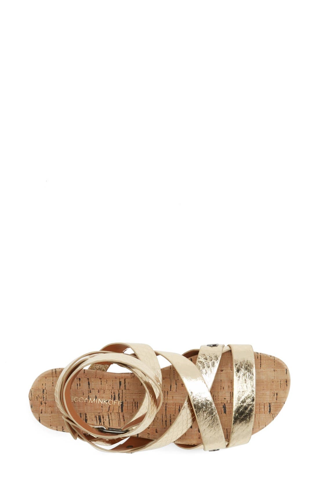 'Tristen' Sandal, Alternate, color, GOLD