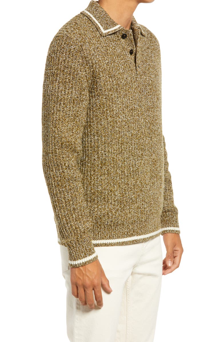Ted Baker London Tames Mouline Polo Sweater, Alternate, color, 