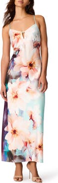 Steve Madden Gilette Floral Column Maxi Dress