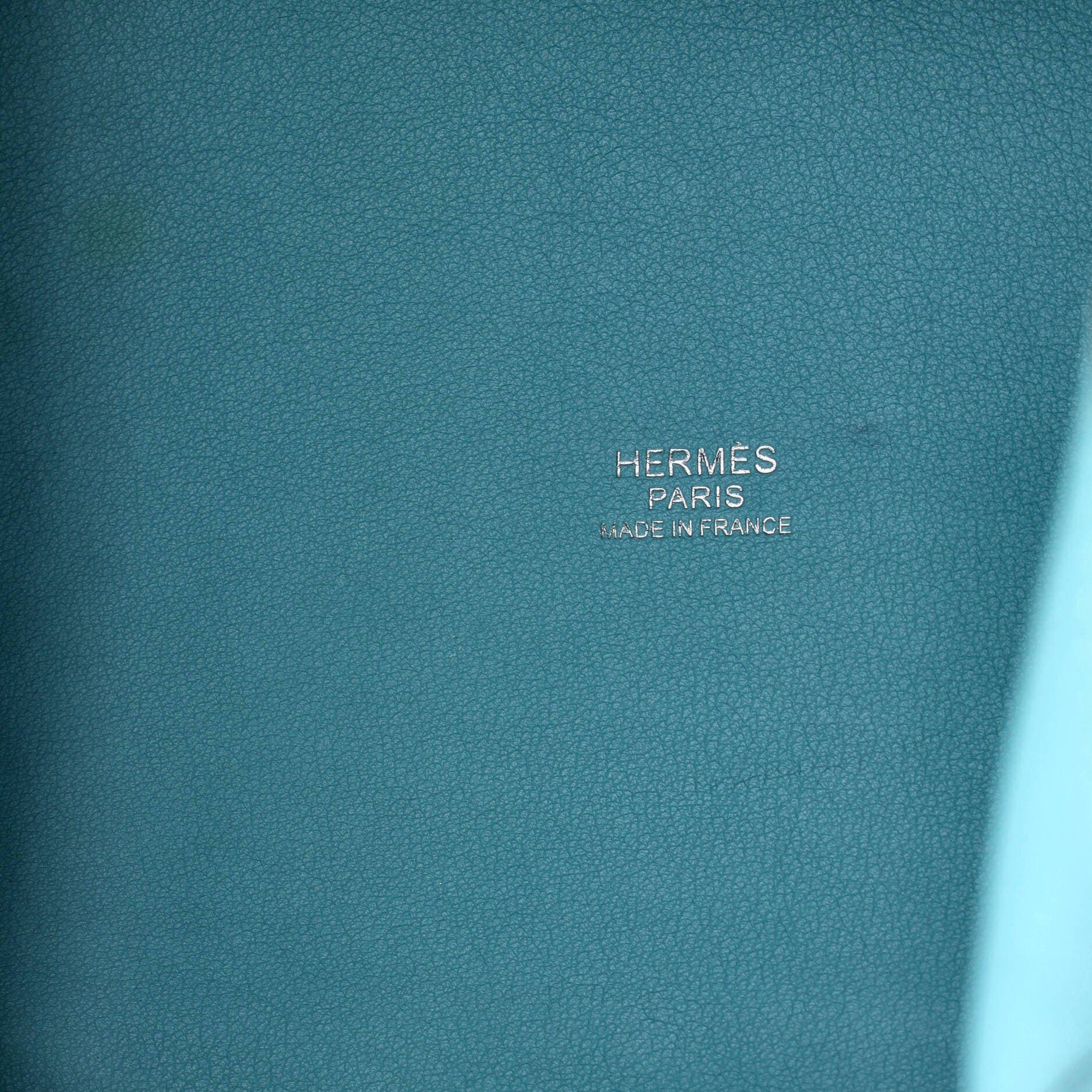 Pre-Owned Hermes Picotin Lock Bag Doblis Suede and Swift PM, Alternate, color, Bleu Atoll