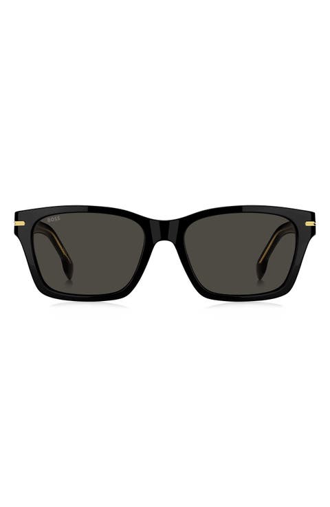 56mm Rectangular Sunglasses