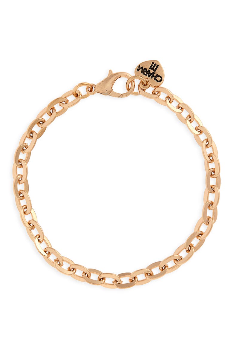 Chain Link Bracelet, Main, color, GOLD