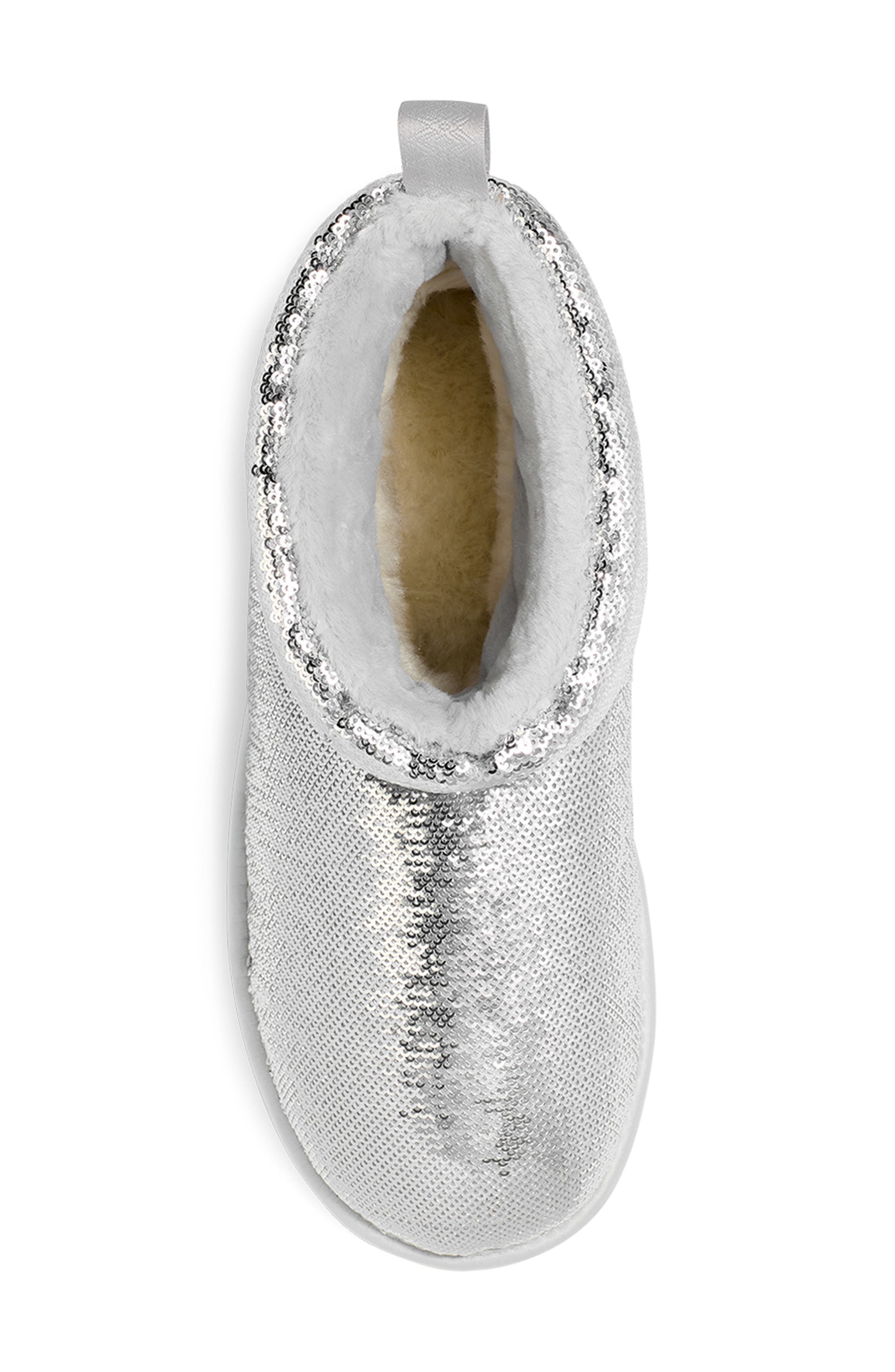Classic Mini Mirror Ball Bootie, Alternate, color, SLVR