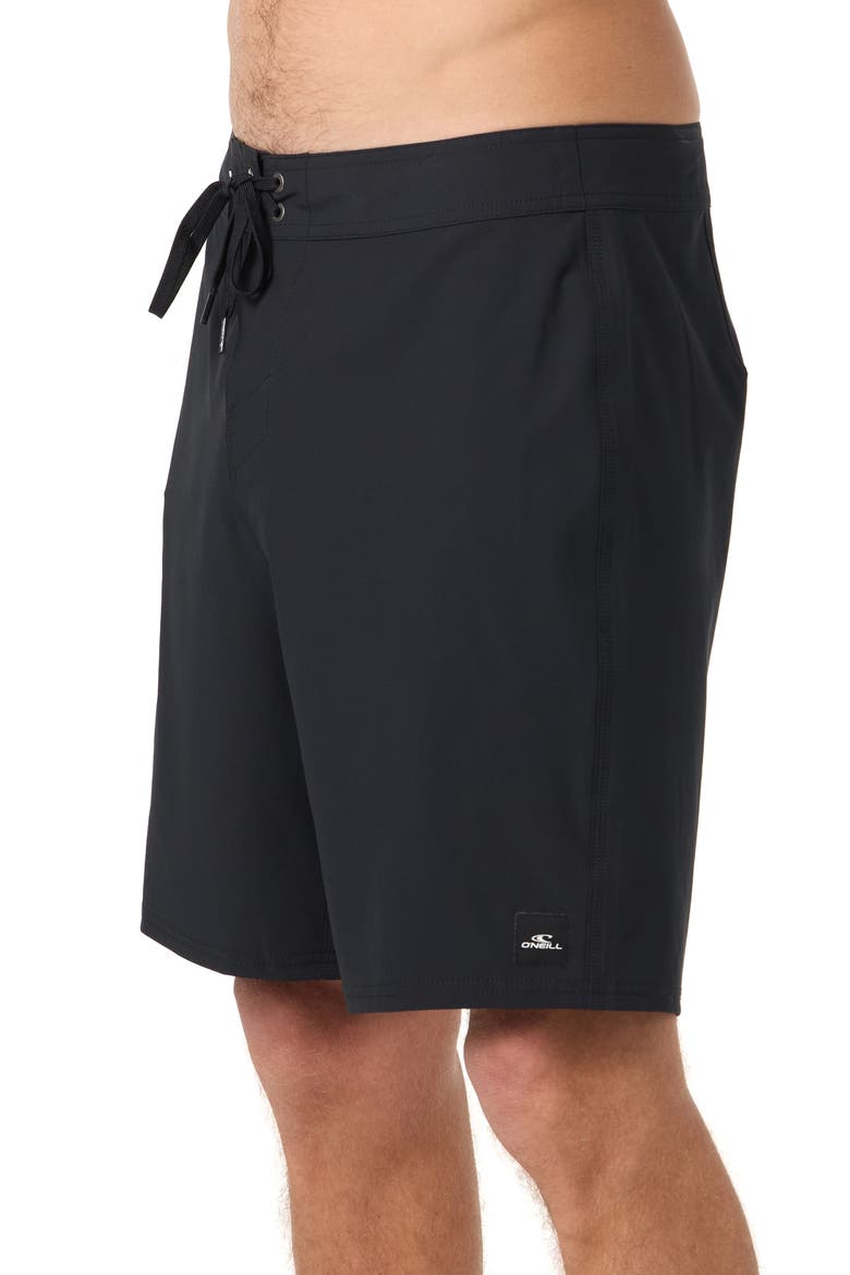 Hyperfreak Heat Solid Board Shorts, Alternate, color, BLACK