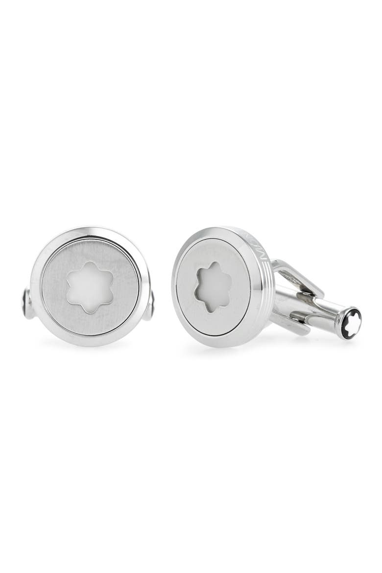 Starwalker Cuff Links, Main, color, STEEL