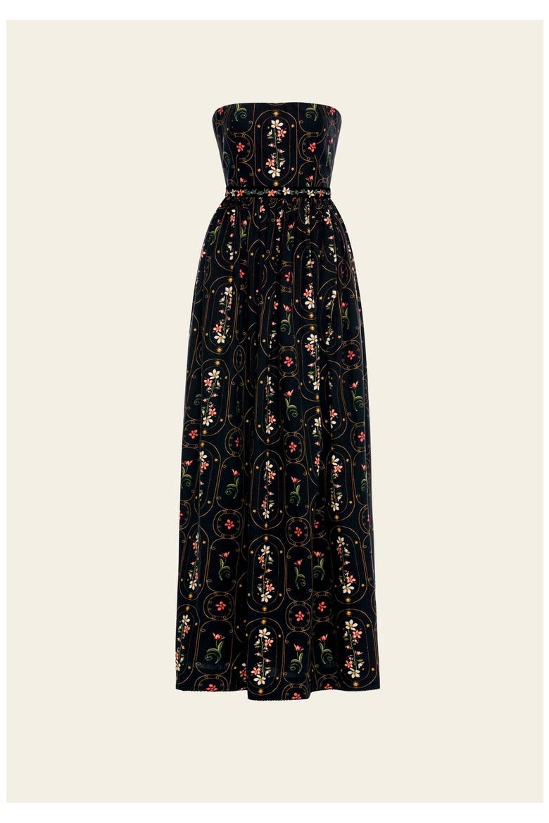 Lienzo Noche Maxi Dress, Main, color, Black