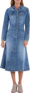 Wash Lab Denim Amalie Long Sleeve Denim Dress