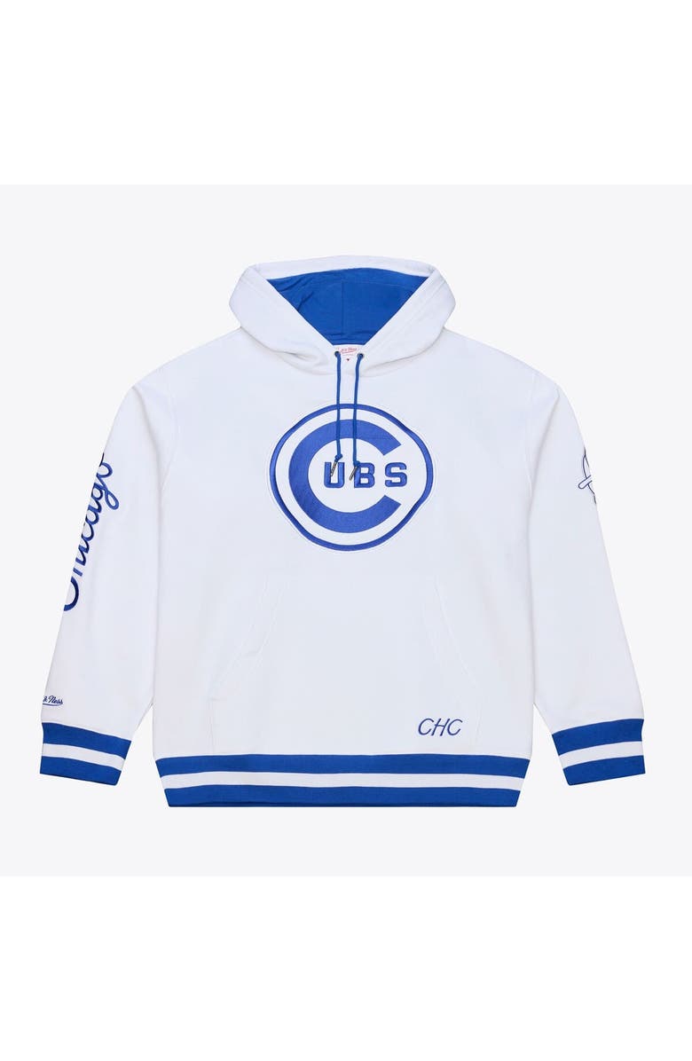 Mitchell & Ness Men's Mitchell & Ness  White Chicago Cubs Cooperstown Collection Fleece Hoodie, Main, color, White