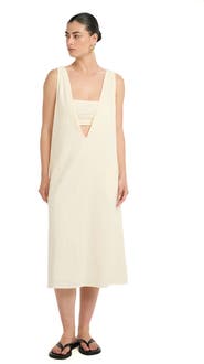 Beach Life by Gottex Resort Coastal V-Neck Maxi Dress Cover-Up