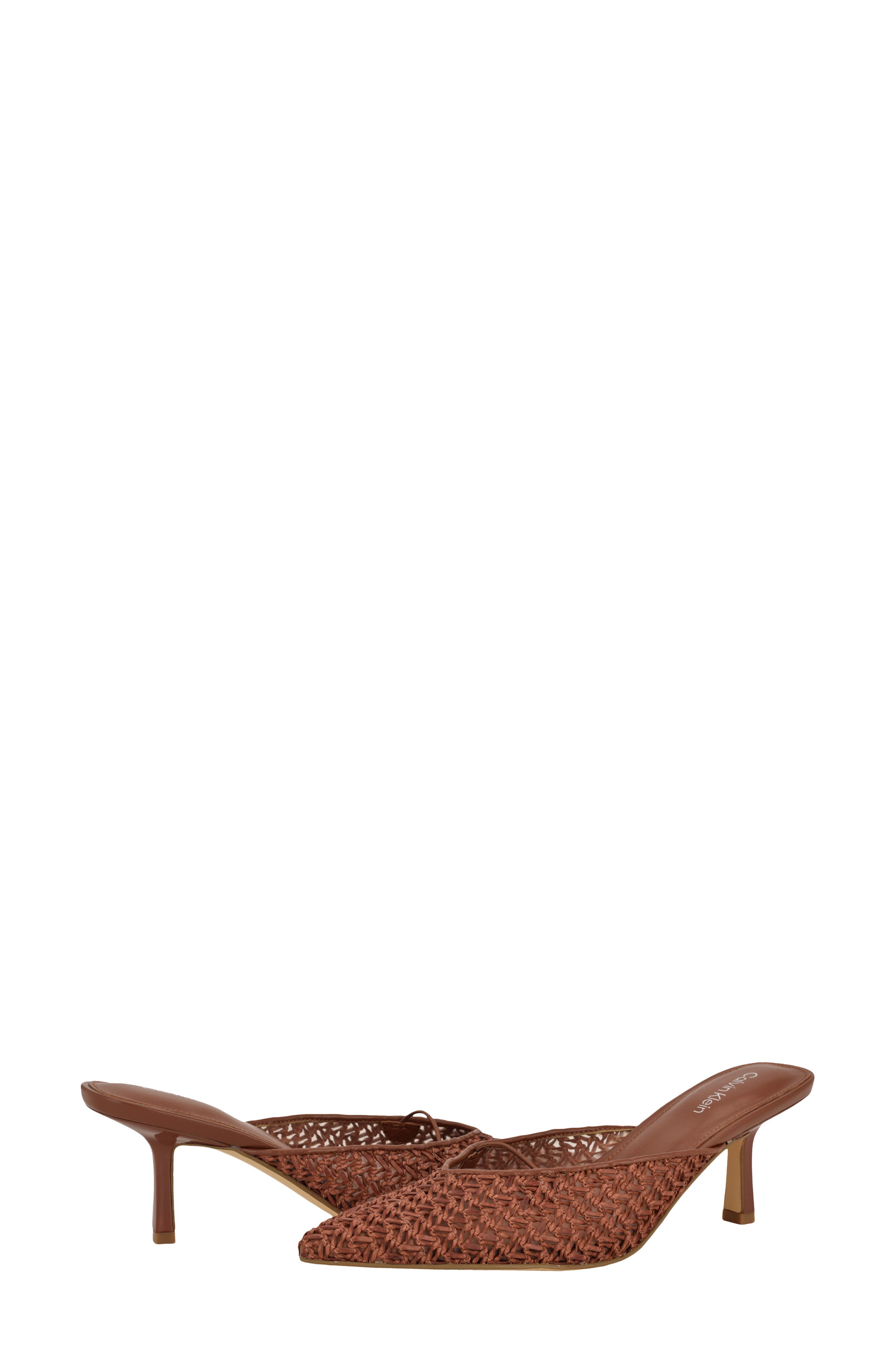 Camily Pointed Toe Mule, Alternate, color, COGNAC