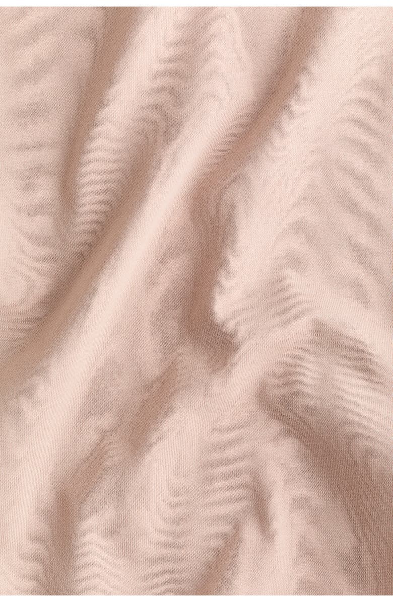 H&M Loose-fit Pima Cotton T-shirt, Alternate, color, Dusty Pink