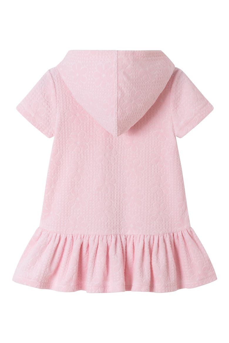 Kids' Hooded French Terry Cover-Up Dress, Alternate, color, PINK