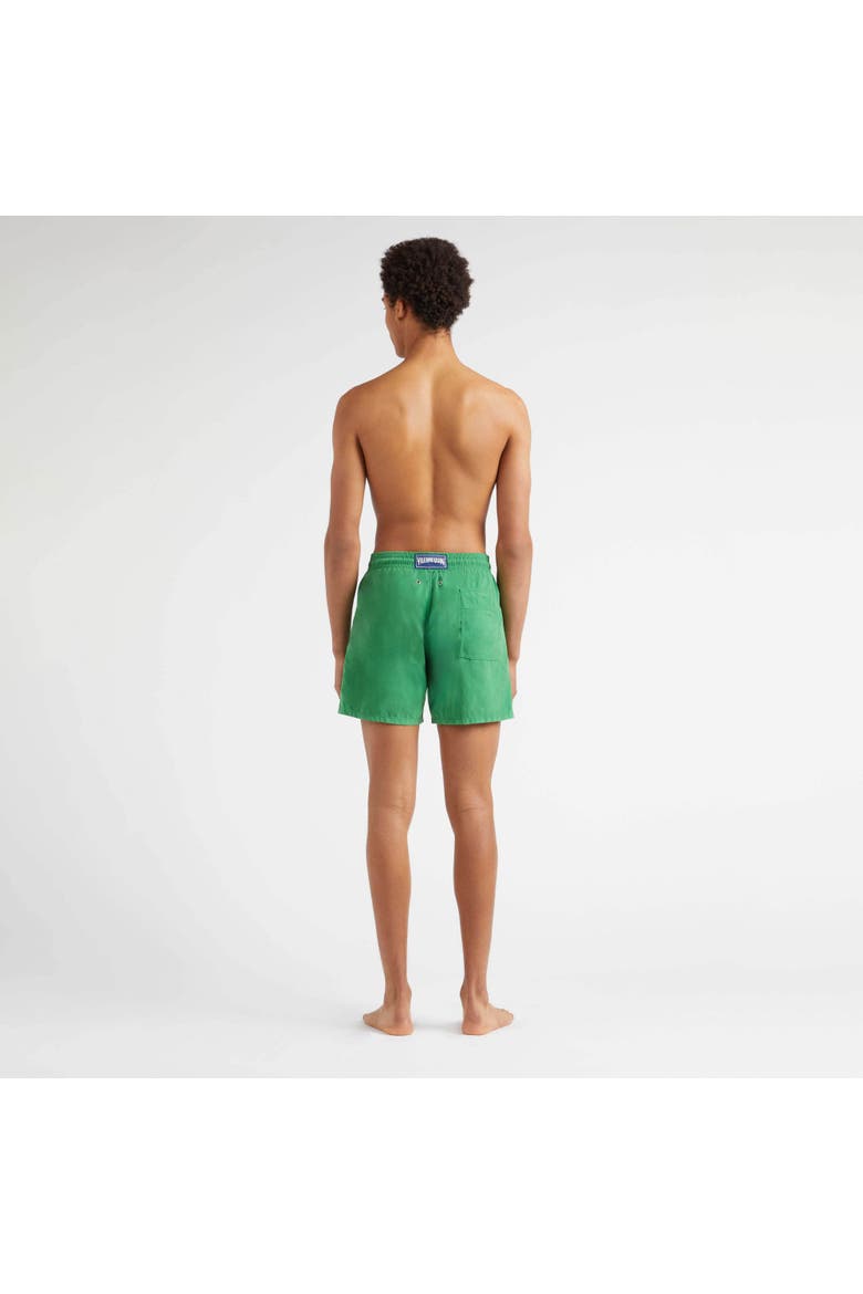 Men Swim Shorts Solid, Alternate, color, JUNGLE