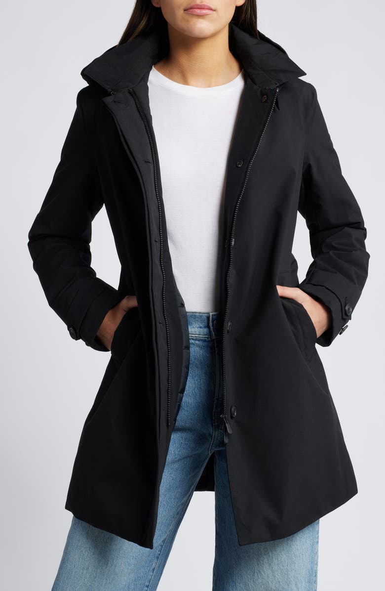 Save The Duck Embie Water Repellent Hooded Jacket, Alternate, color, 