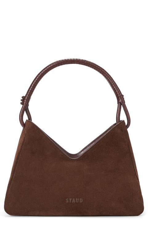 Valerie Suede Shoulder Bag
