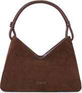 STAUD Valerie Suede Shoulder Bag