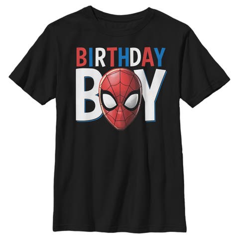Boy's Marvel Birthday Boy  Graphic T-Shirt