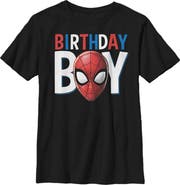 Marvel Boy's Marvel Birthday Boy Graphic T-Shirt